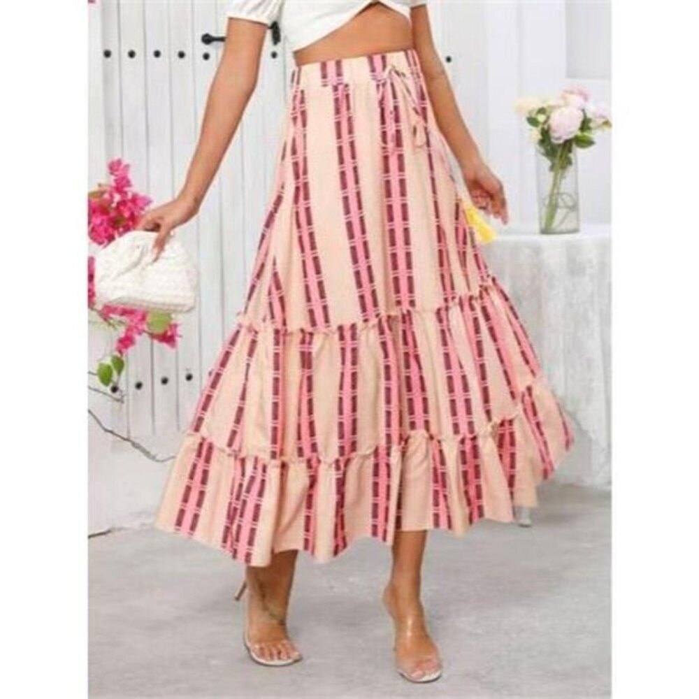 Tassel Midi Skirt